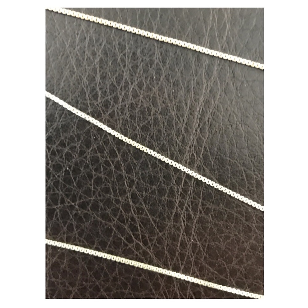 Sterling Silver Italian Box Link Chain Necklace